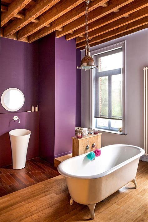 purple bathroom design ideas